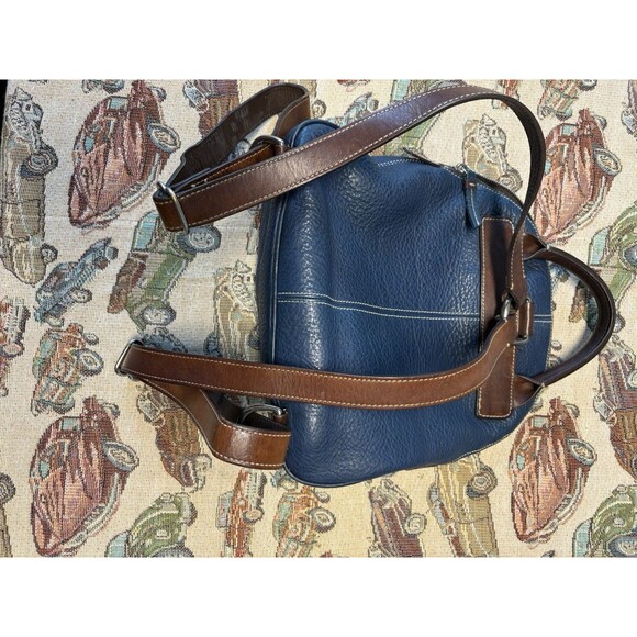 Dooney & Bourke Blue/BrownBackpack Style Bag W/COA  Sophisticated Style main image 2